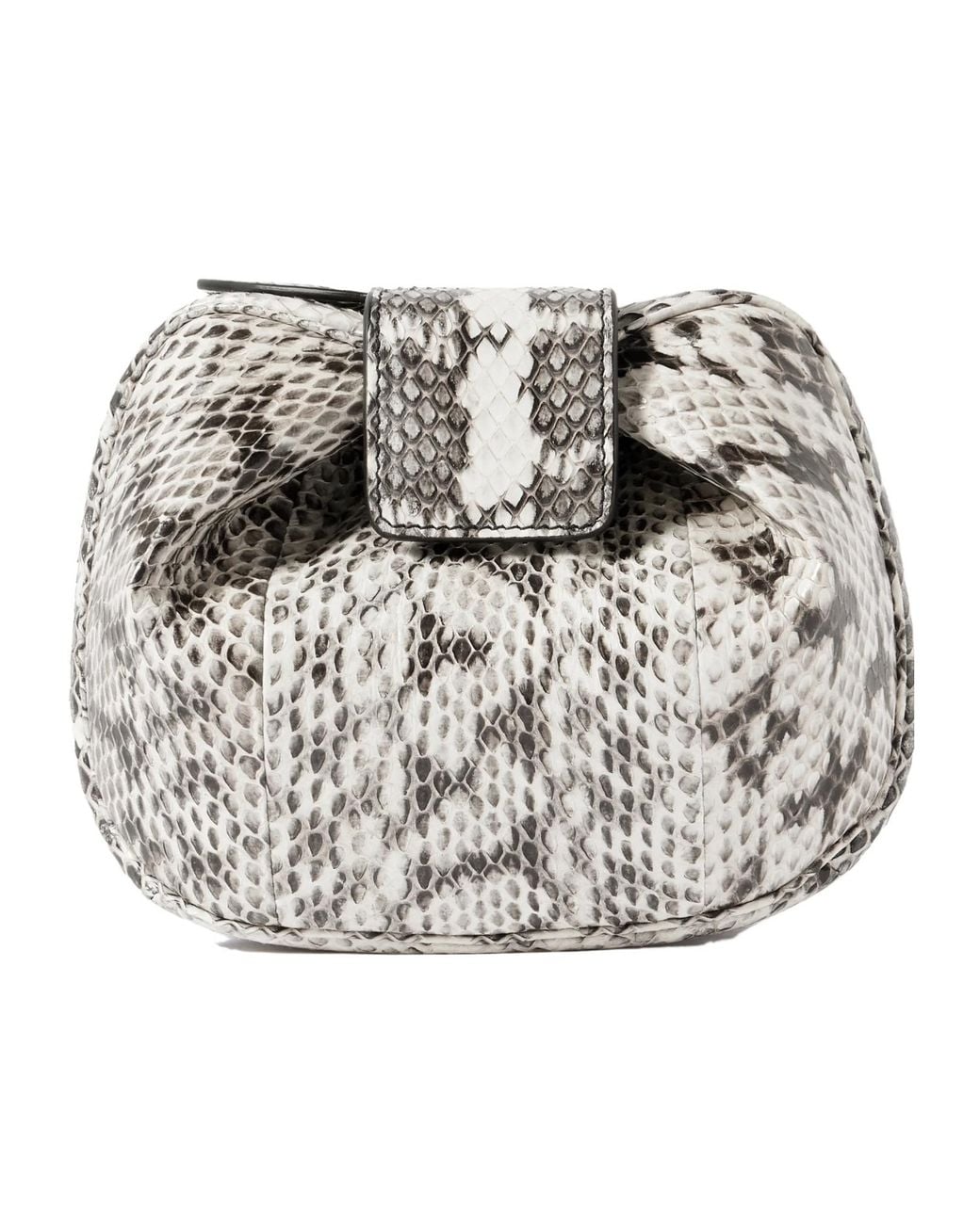 Gabriela Hearst Multicolor Soft Demi Snake-Effect Leather Clutch