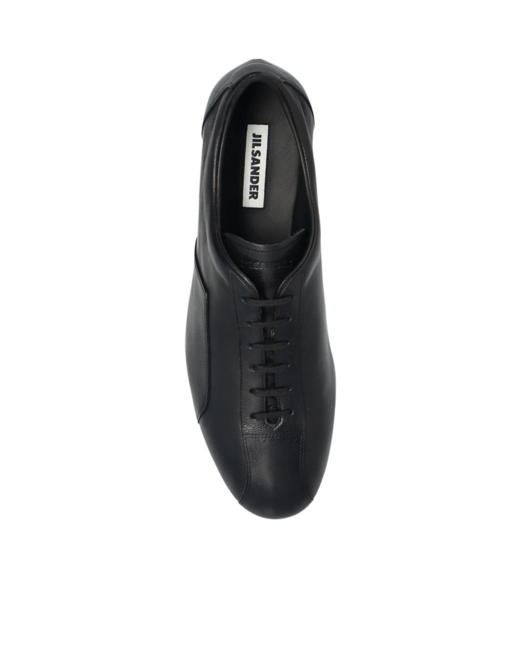 Jil Sander Black Minimal Lace-Up Shoes for men
