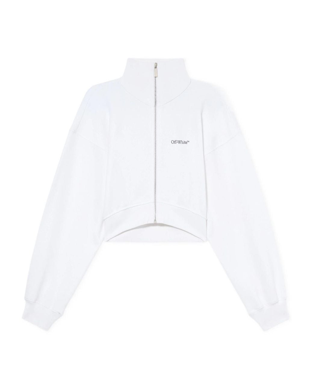 Off-White c/o Virgil Abloh White Arrow Glowing Flower Cropped Jacket