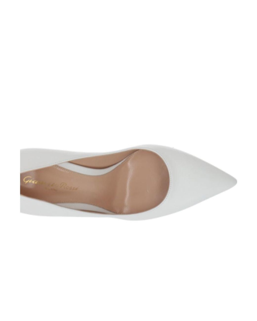 Gianvito Rossi White Gianvito Pointed Toe Pumps