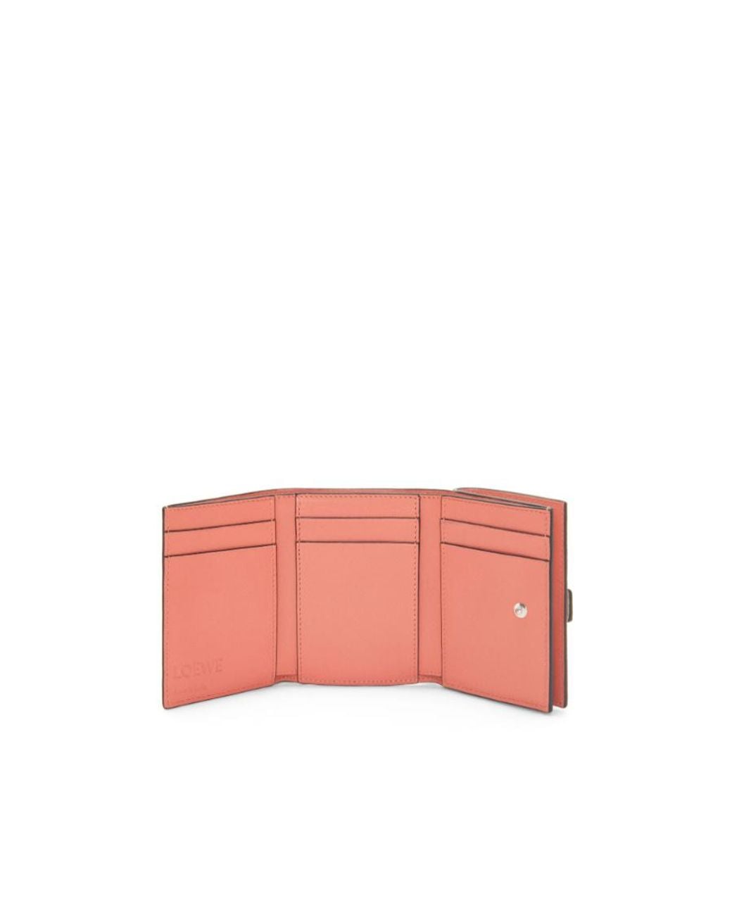 Loewe White Trifold Wallet