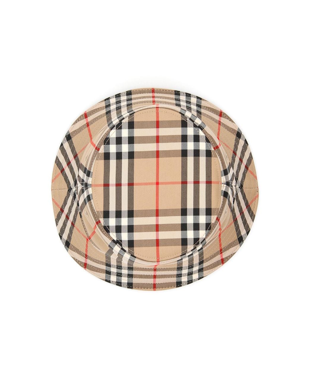 Burberry Natural Vintage Checked Bucket Hat for men