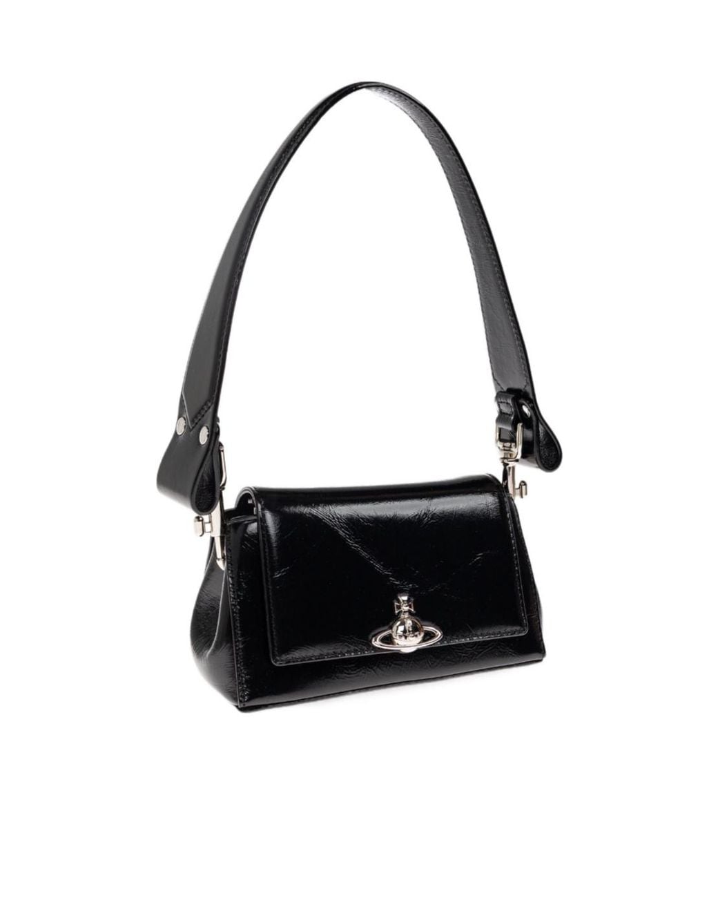 Vivienne Westwood Black Hazel Shoulder Bag