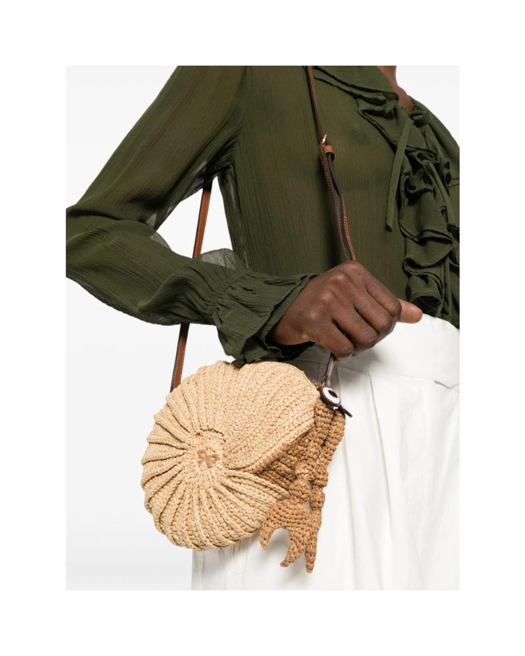 Anya Hindmarch Natural Adjustable Shoulder Strap Shoulder Bag