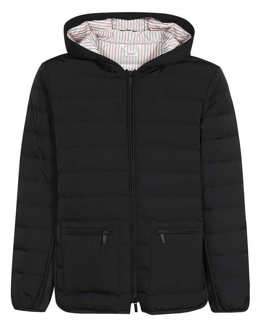 Thom Browne Black 4-Bar Padded Jacket for men