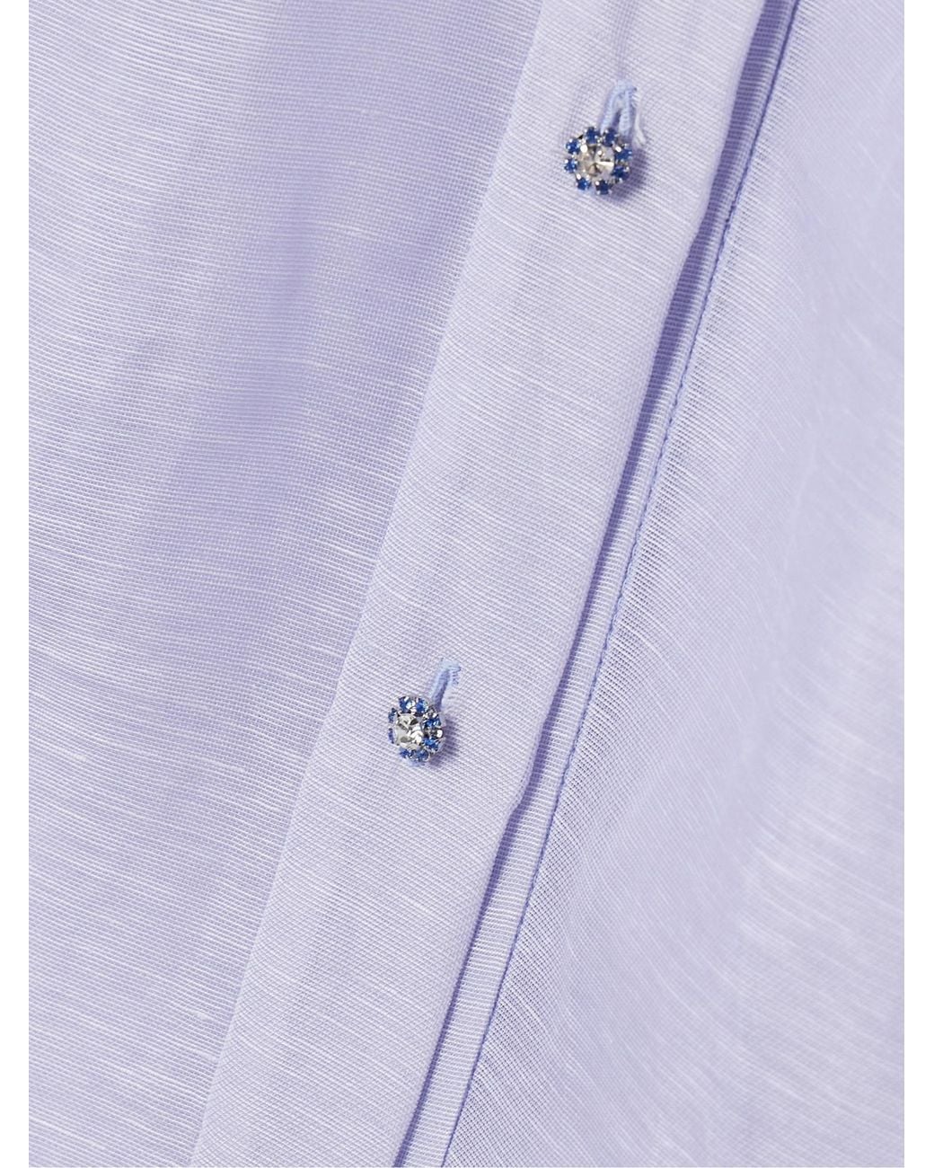 Zimmermann Purple Crush Fitted Blouse