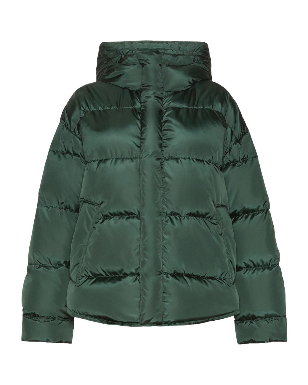 Weekend by Maxmara Green Long-Sleeved Down Jacket
