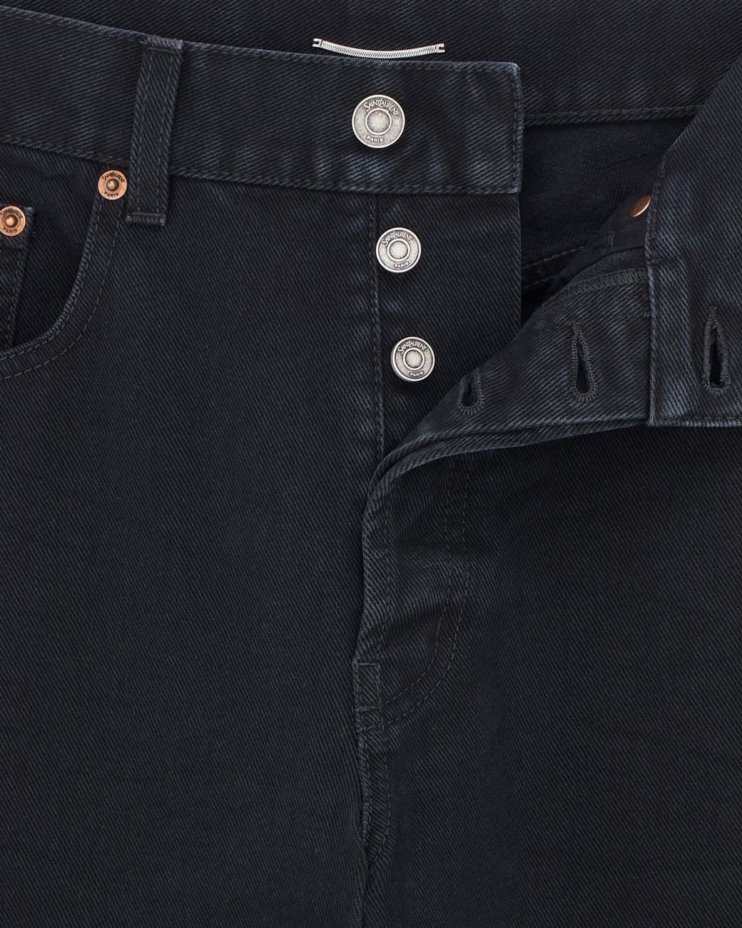 Saint Laurent Blue Straight Jeans for men