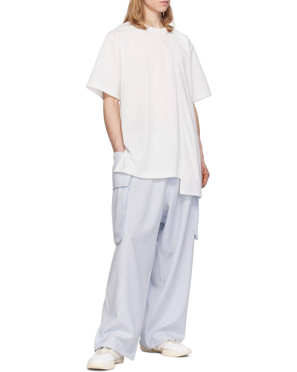 Y-3 White Regu Sneakers