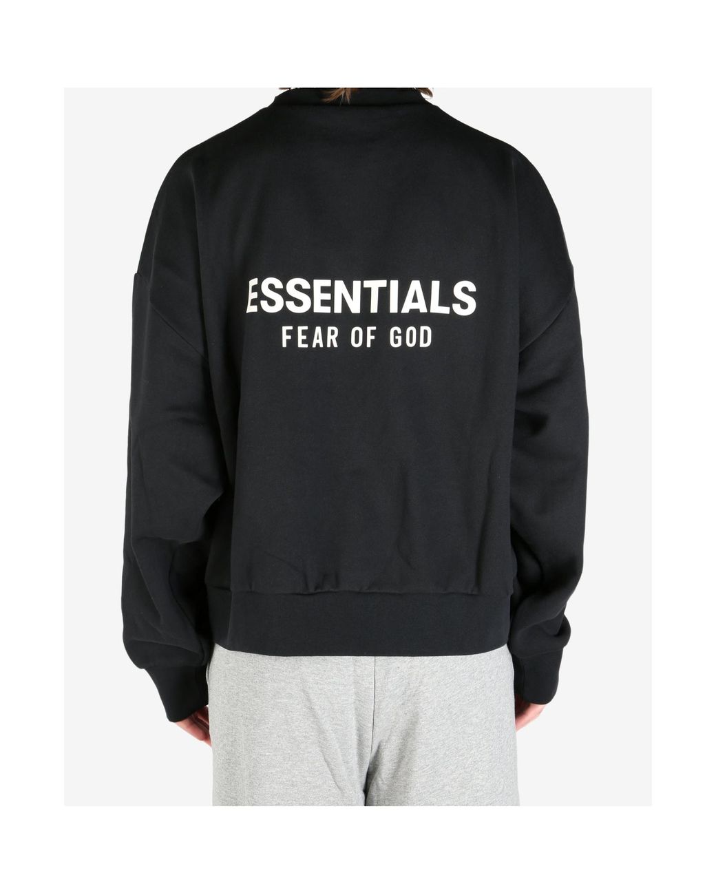 Fear Of God Black Classic Crewneck Sweatshirt for men