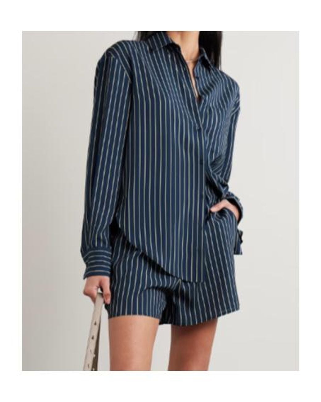 Frankie Shop Blue Long Sleeve Shirt