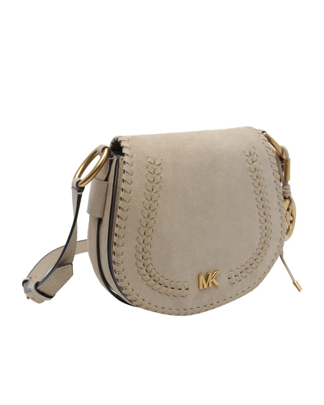 MICHAEL Michael Kors Natural Sac À Bandoulière Josie À Coutures Au Point Roulé
