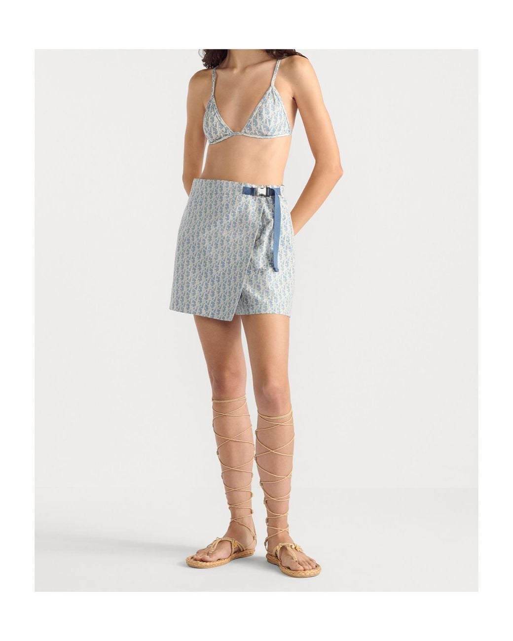 Dior Gray Iviera Bikini Top