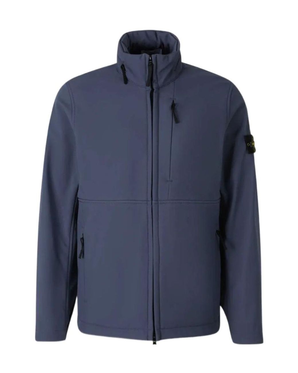 Stone Island Blue Q100005 Soft Shell-R_E.Dye Technology Jacket for men