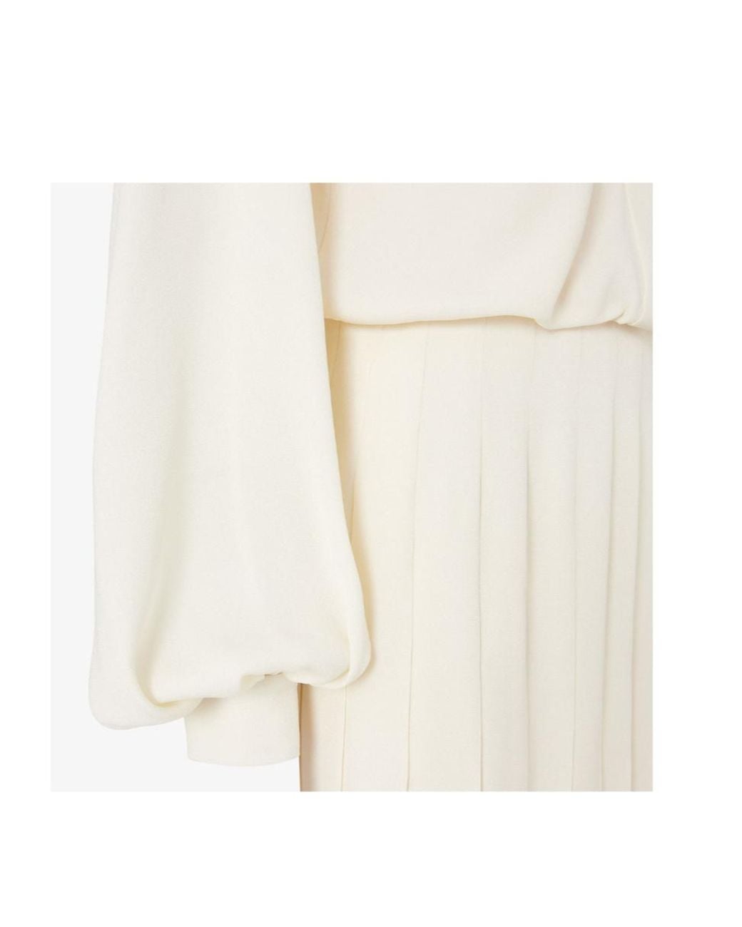 Fendi White Long Flowing Shirt Dress