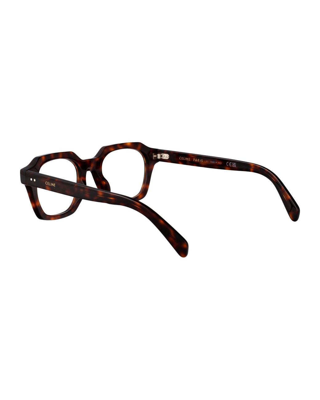 Céline White Full-Rim Non-Prescription Glasses for men