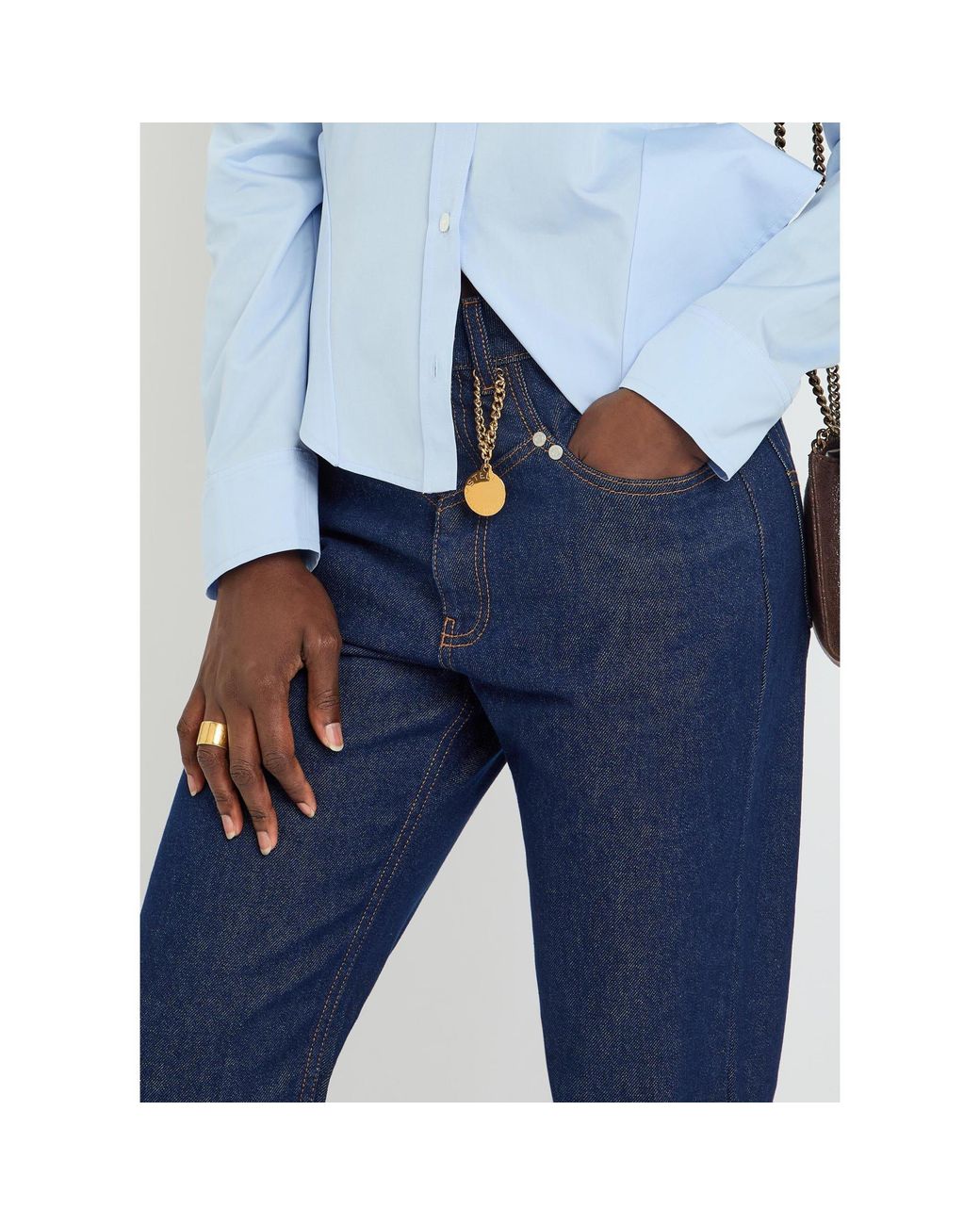 Stella McCartney Blue Casual Slim-Fit Jeans