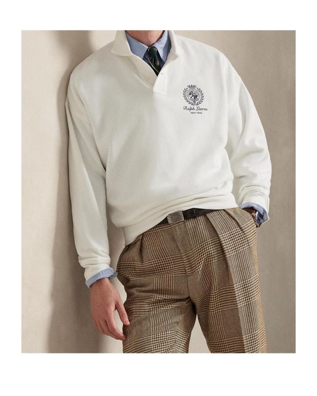 Polo Ralph Lauren White Polo Sweatshirt for men