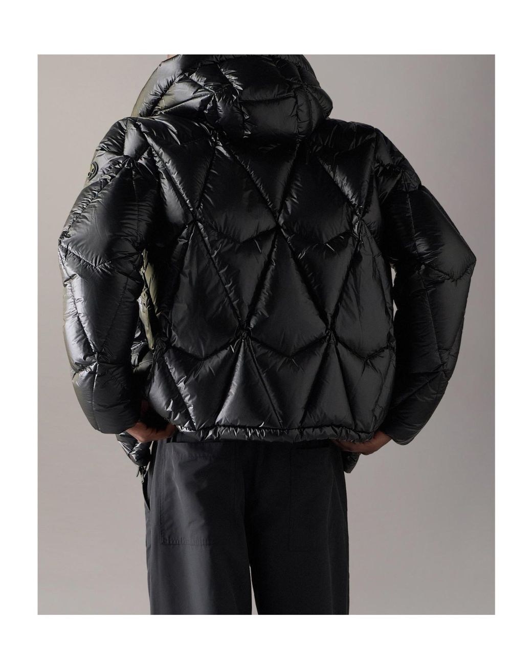 Moose Knuckles Black Iceberg Quilt Down Puffer Jacket for men