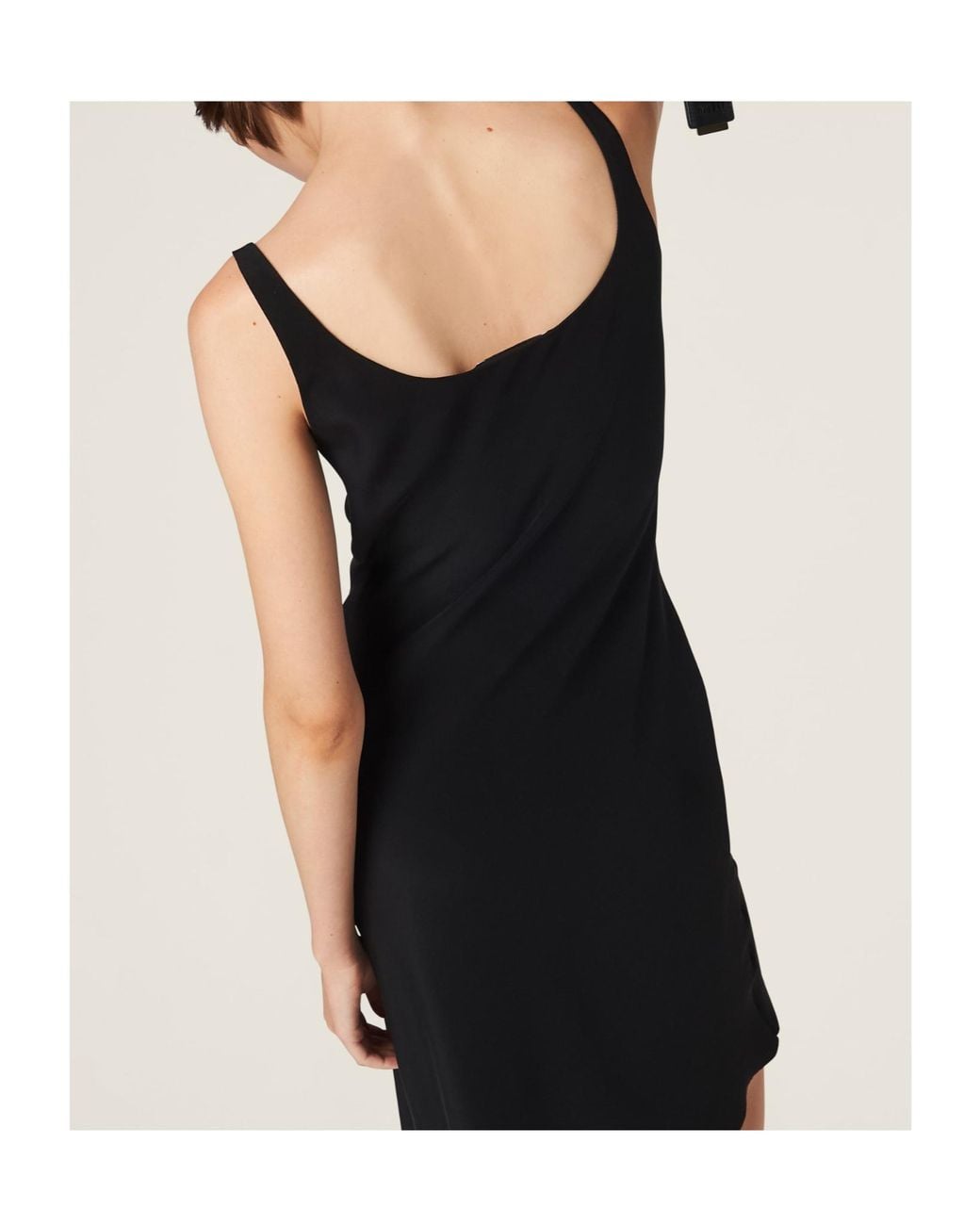 Miu Miu Black Cady Dress