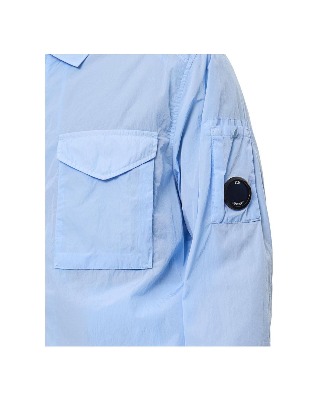 C P Company Blue Utility Jacket for men