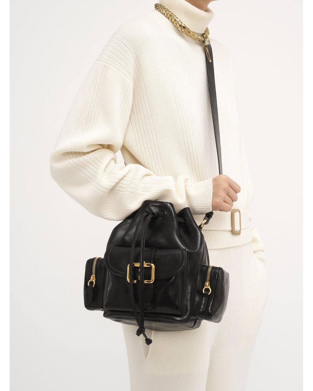 Chloé Black Chloé Camera Bucket Bag
