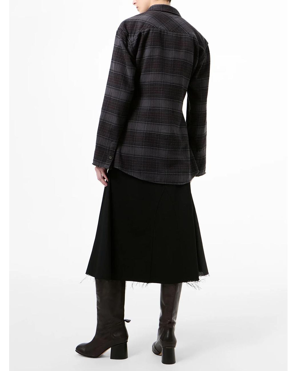 Our Legacy Black Daisy Checked Shirt