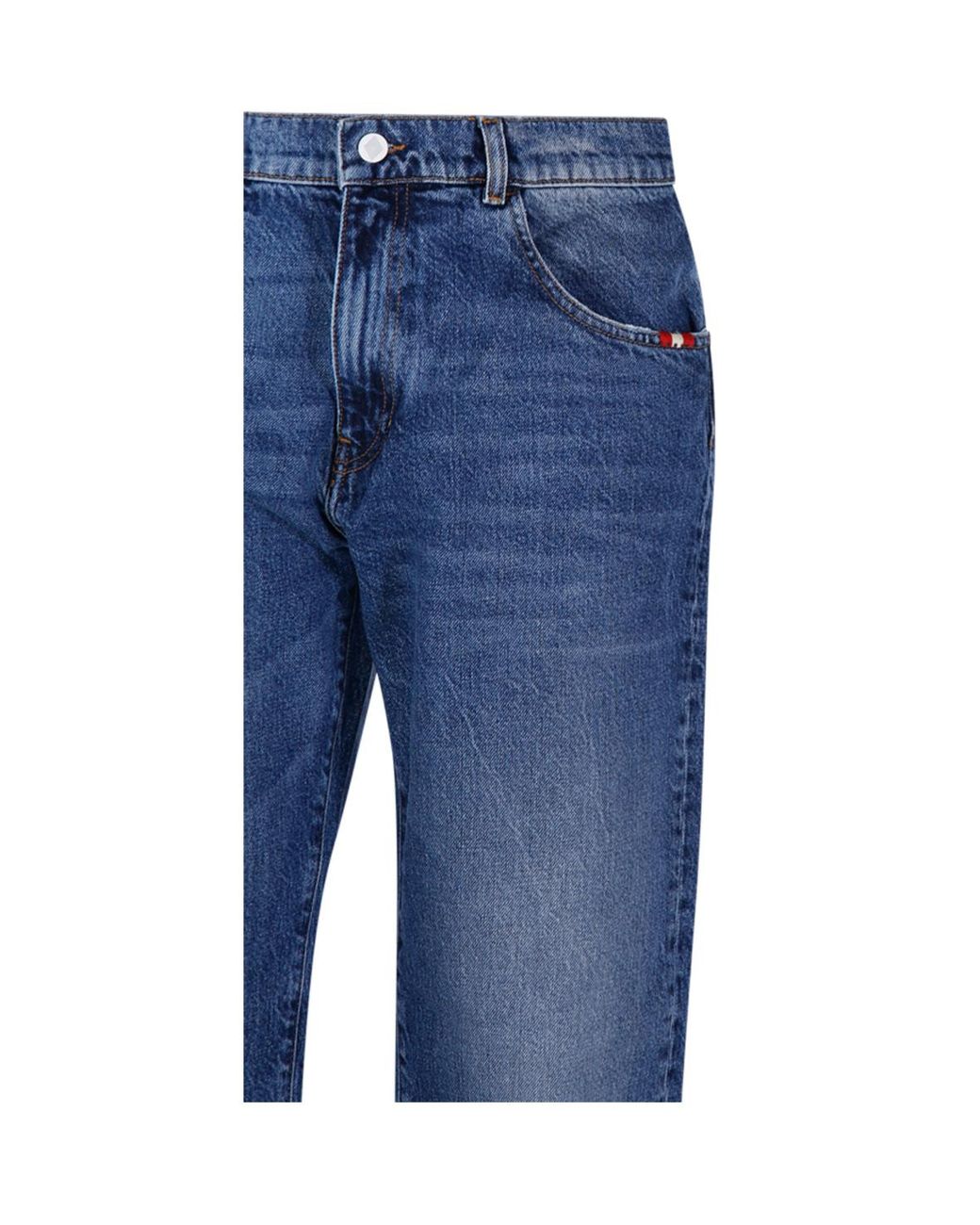 AMISH Blue Straight-Leg Jeans for men