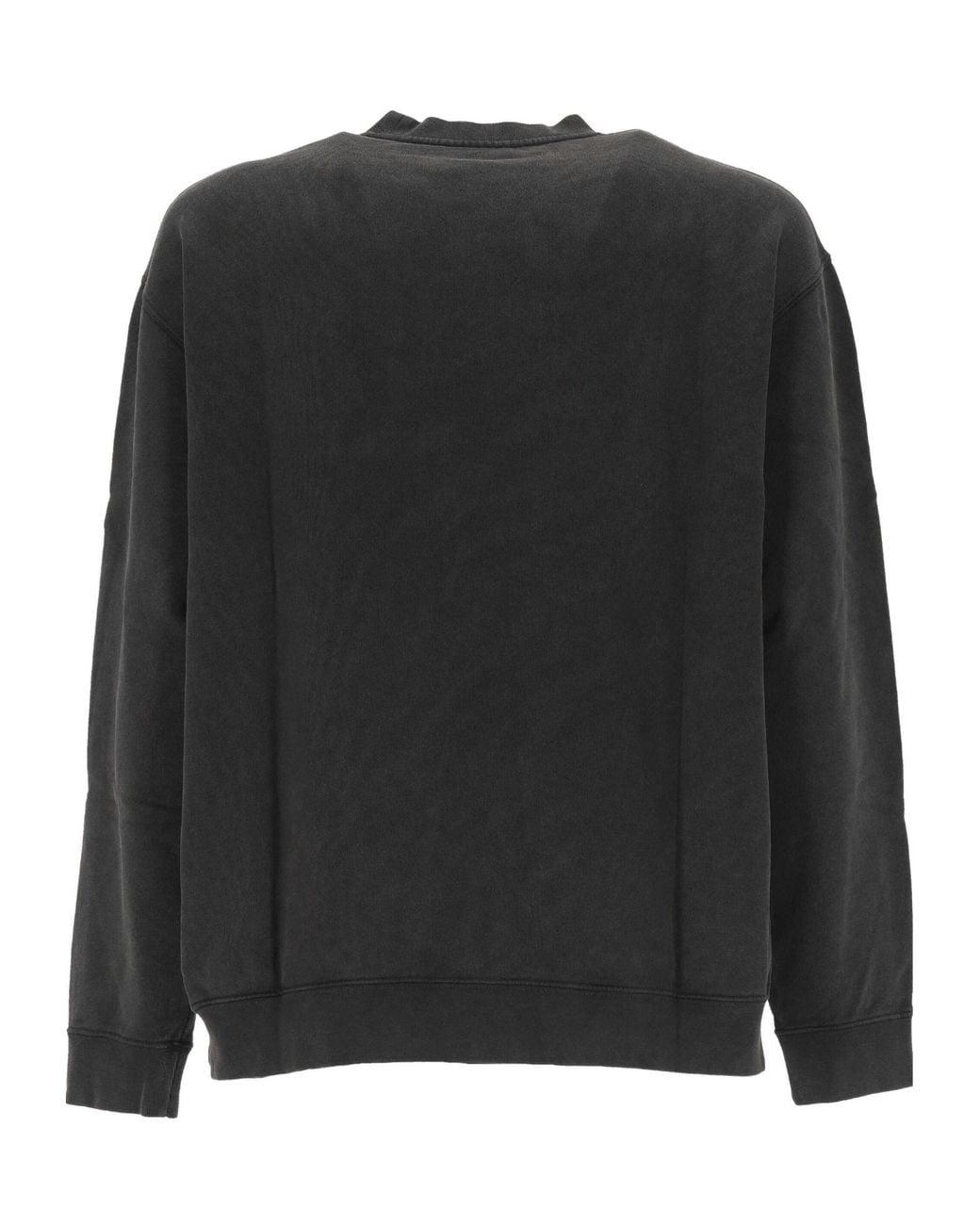 Maison Labiche Black Crew-Neck Long-Sleeve Sweatshirt for men