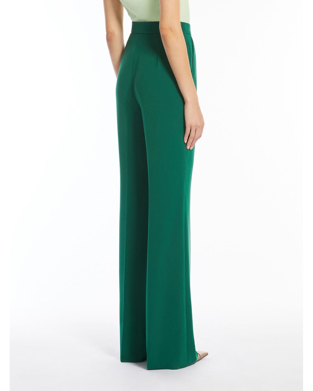 Max Mara Green Studio Cosmo Pleat Detailed Trousers
