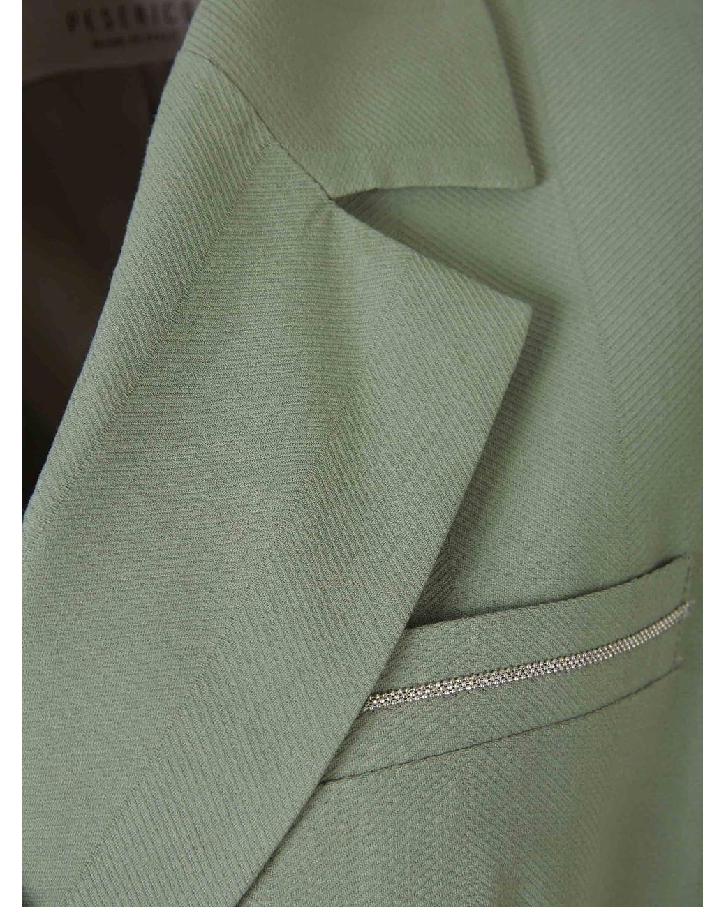 Peserico Gray Double-Breasted Vest