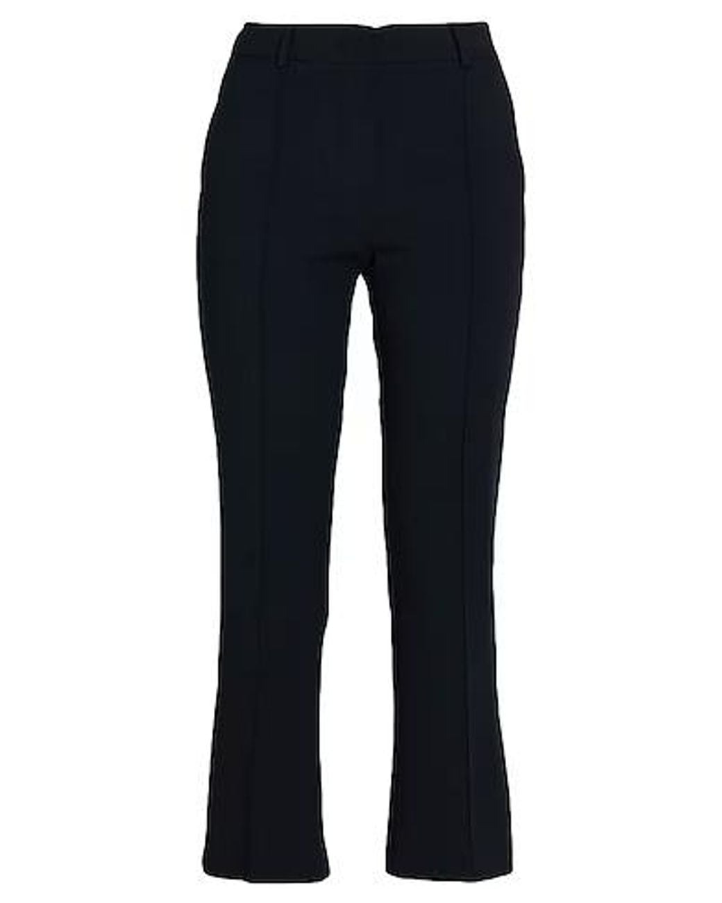 Sportmax Blue High-Waisted Straight-Leg Pants
