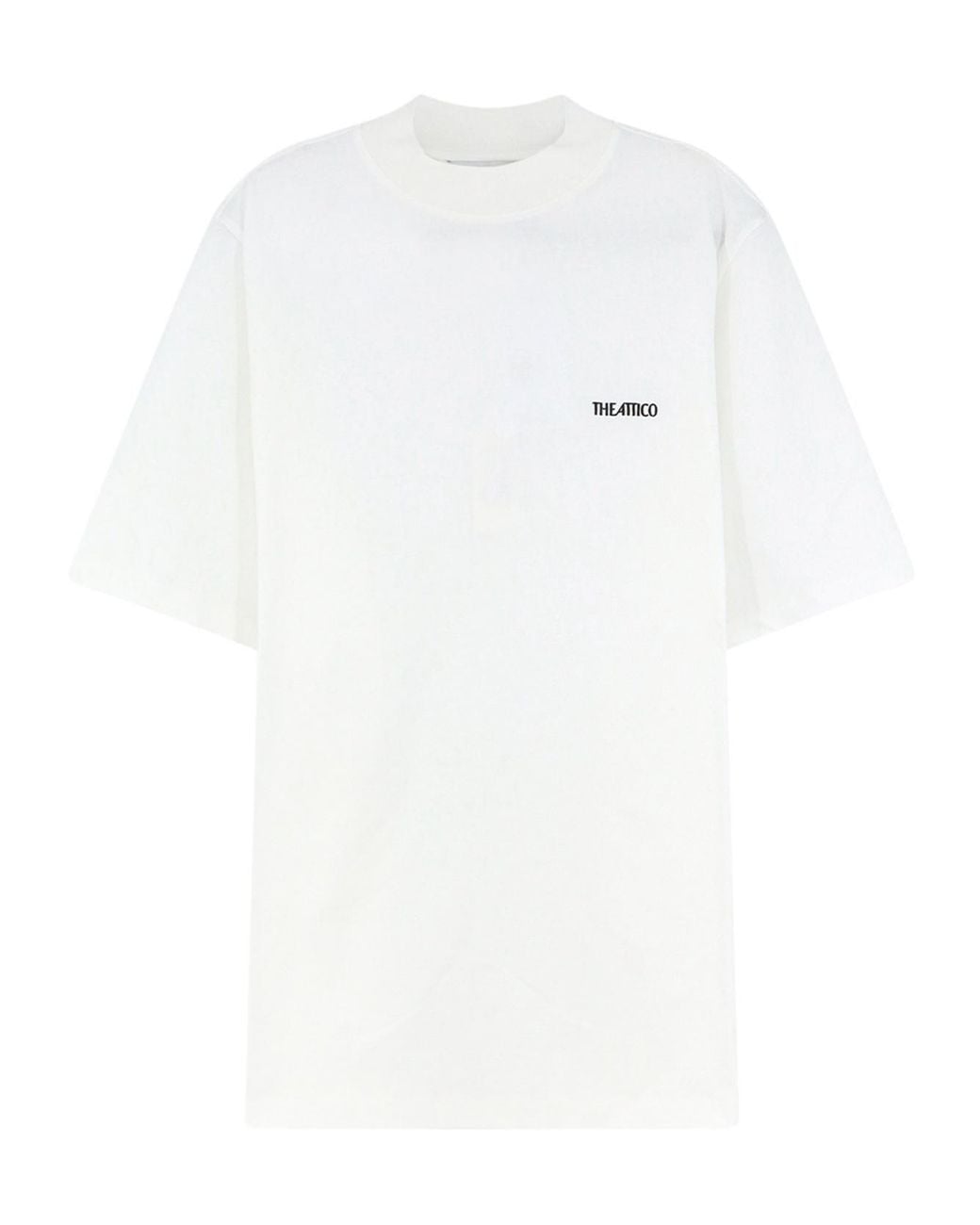 The Attico White The Embroidered Logo T-Shirt