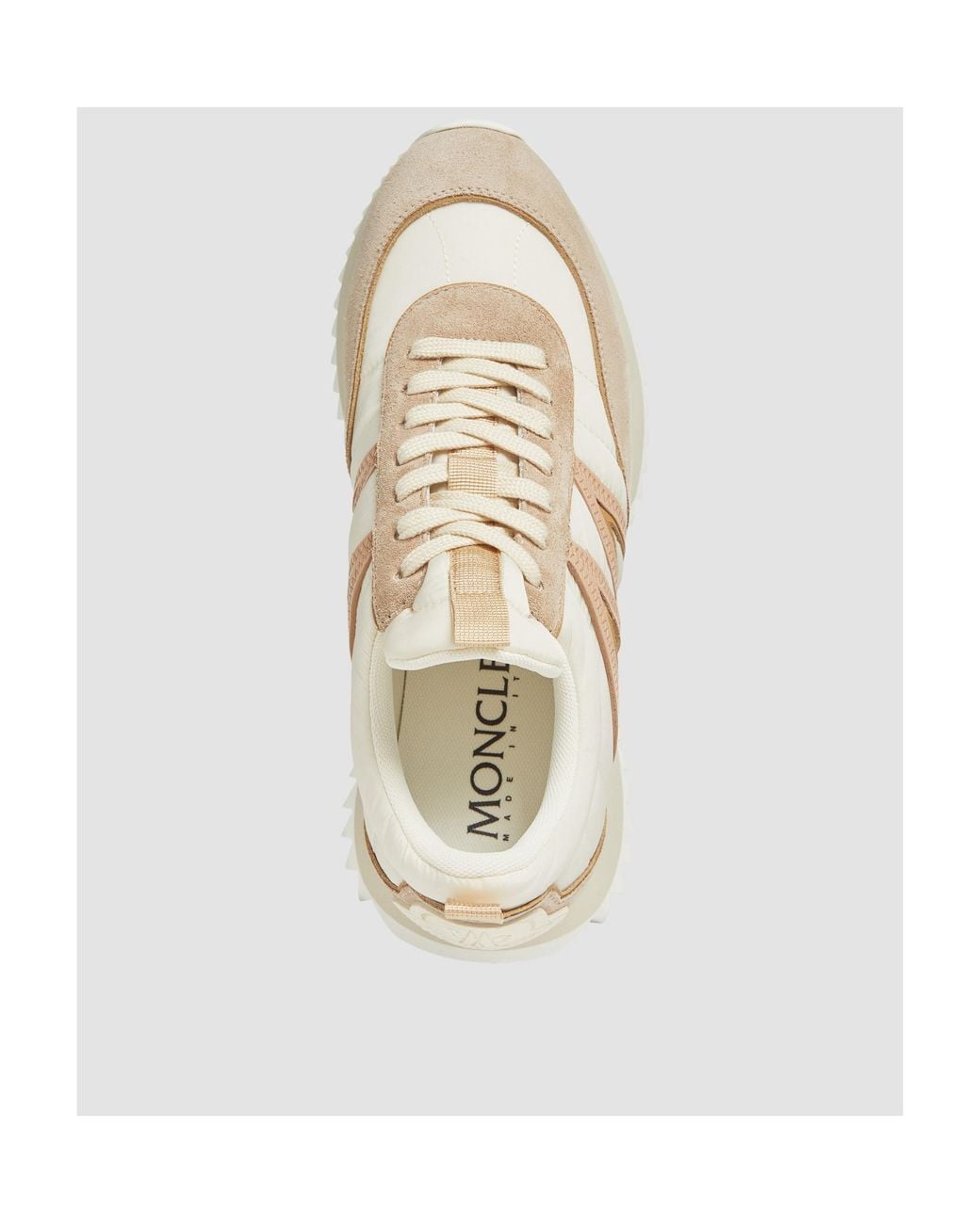 Moncler Natural Pacey Lace-Up Trainers