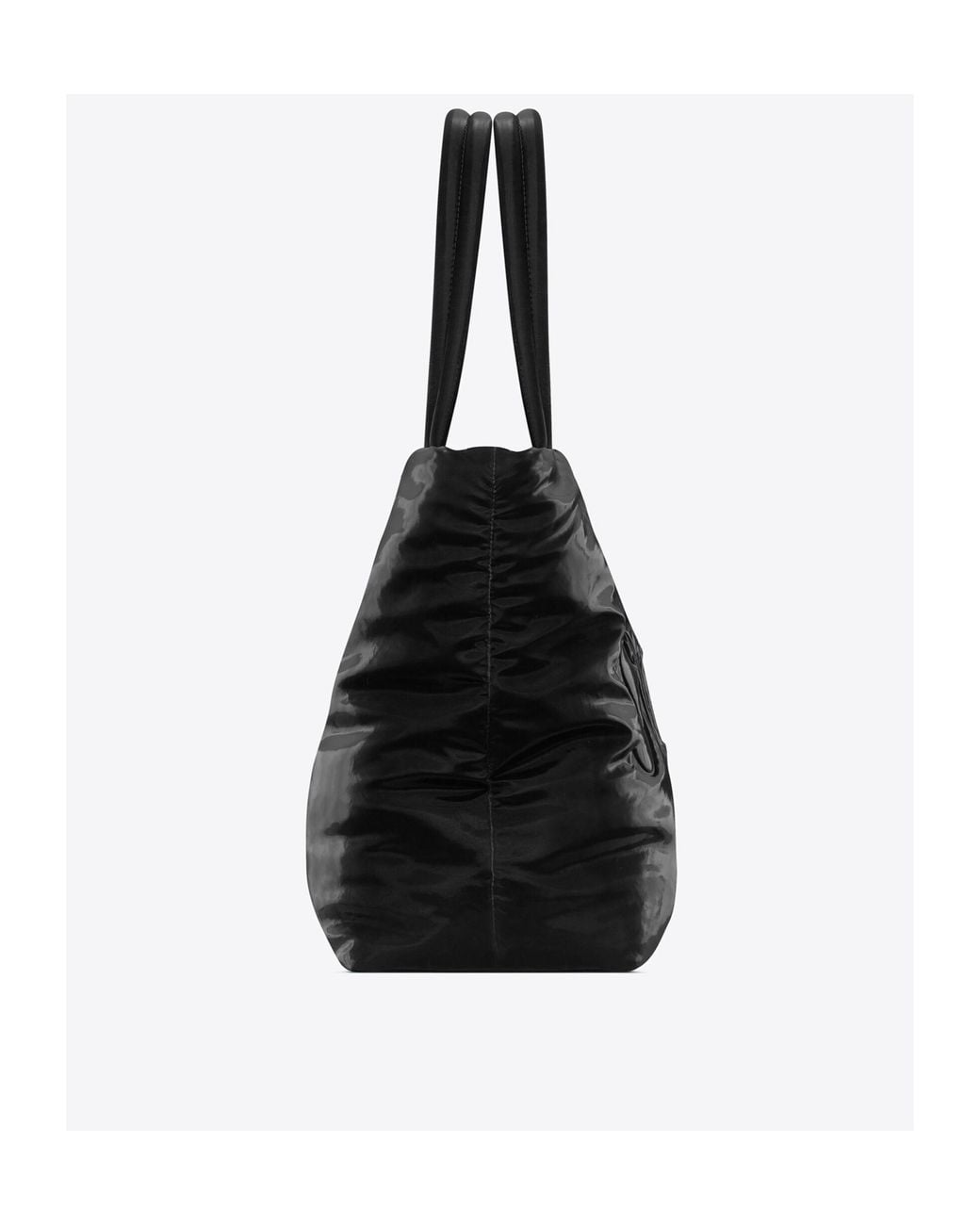 Saint Laurent Black Logo Detailed Top Handle Bag for men