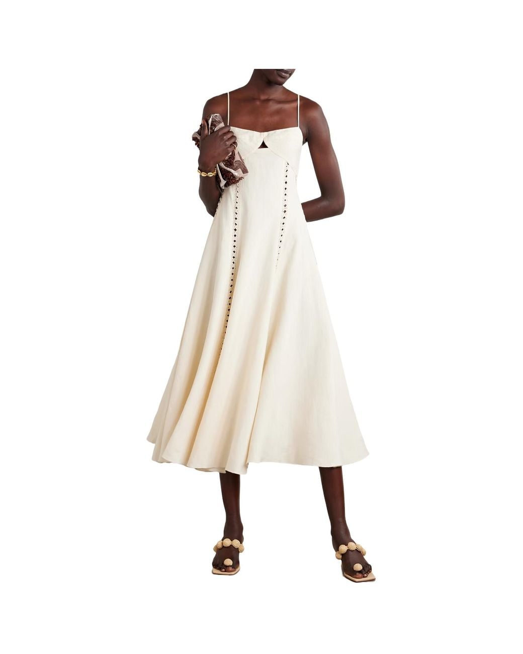 Johanna Ortiz White Catamaran Ventures Dress