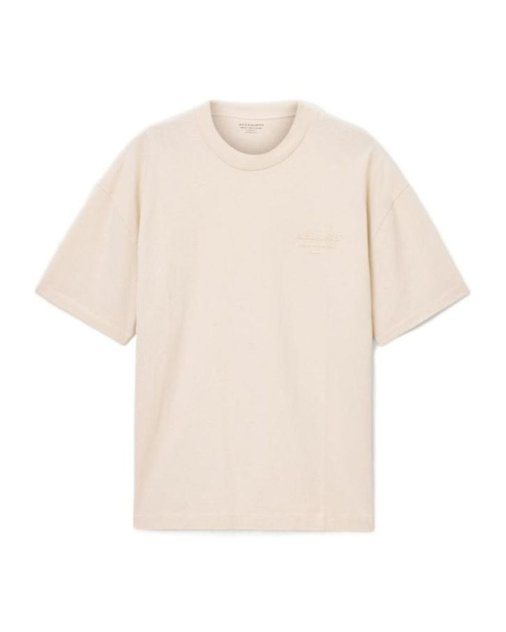 AllSaints White Xander Logo T-Shirt for men