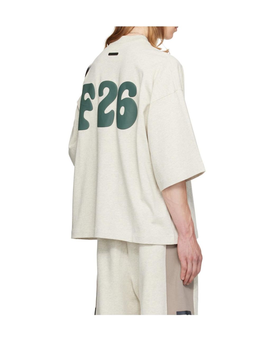 Fear Of God Gray Merch Tee Boxy Fit for men
