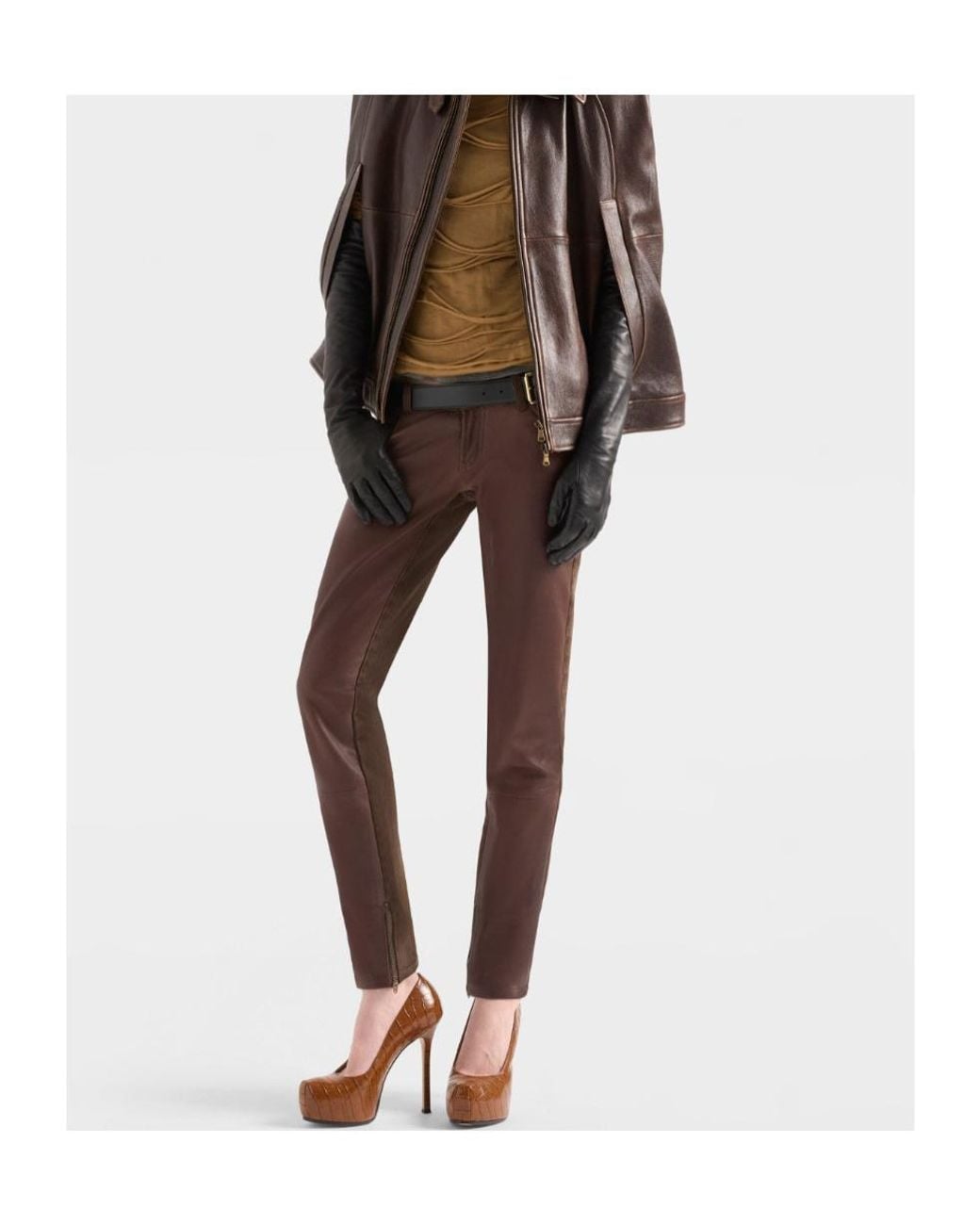 7 For All Mankind Brown Jeans