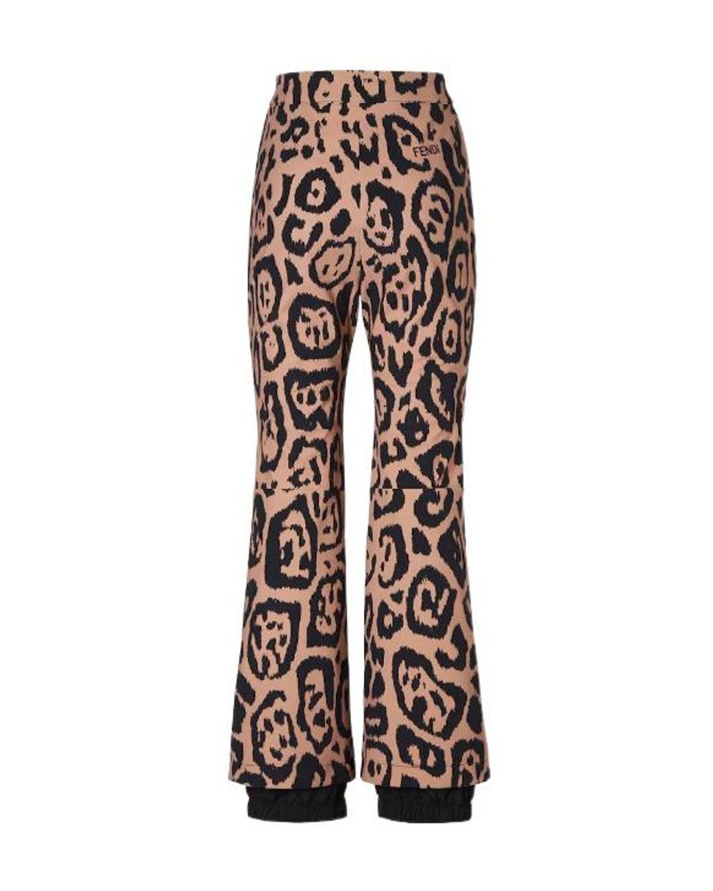 Fendi White Ski Pants Technical Fabric Pants