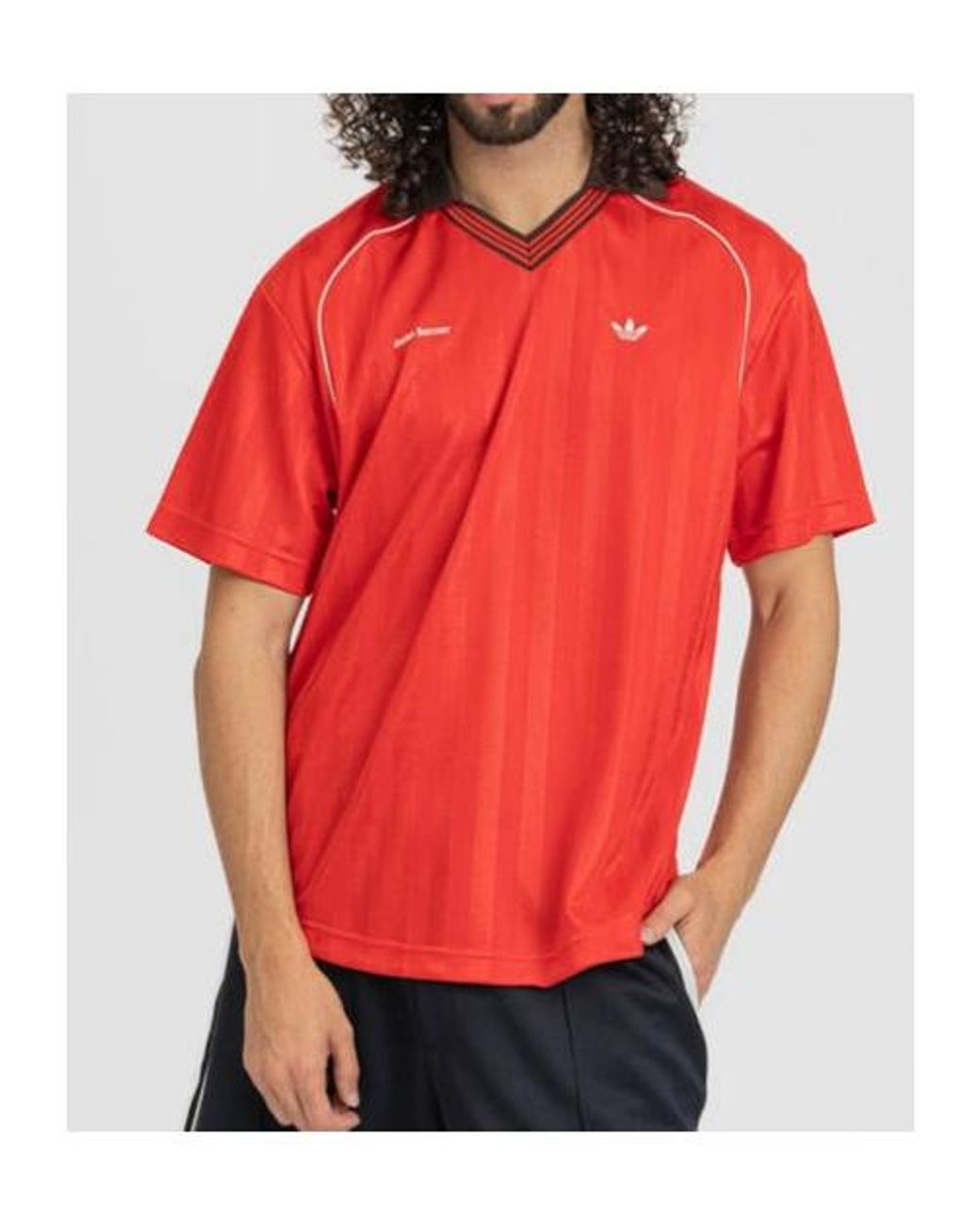 Adidas by Wales Bonner Red Adidas X Wales Bonner Striped T-Shirt for men
