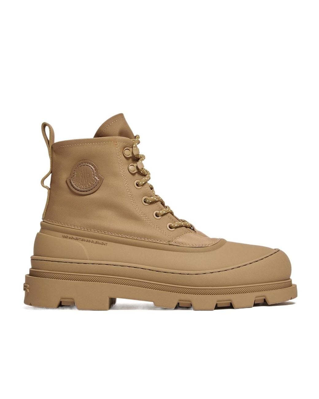Moncler Brown Vera Sheal Lace-Up Ankle Boots for men