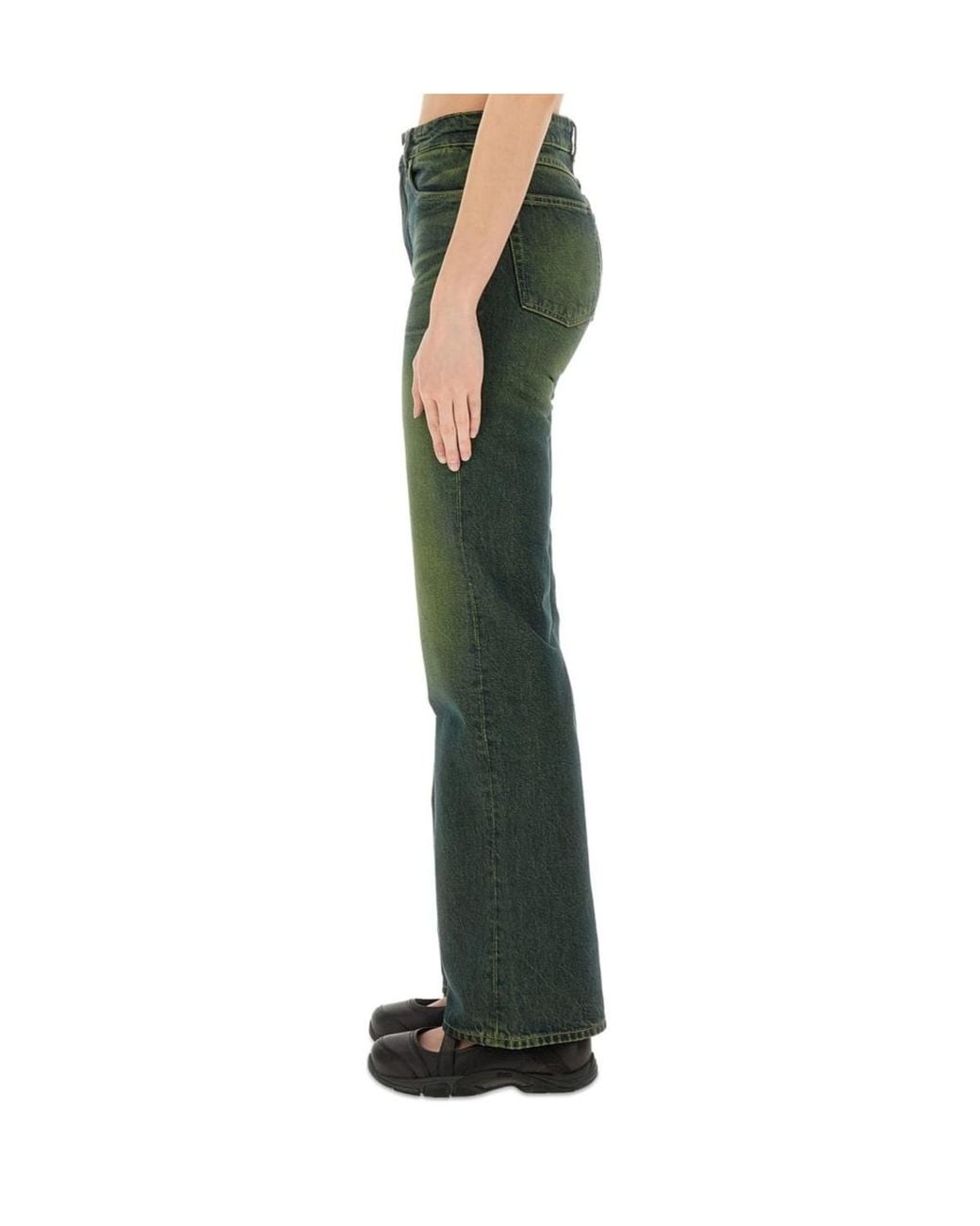 Our Legacy Green Jeans With Belt Loops