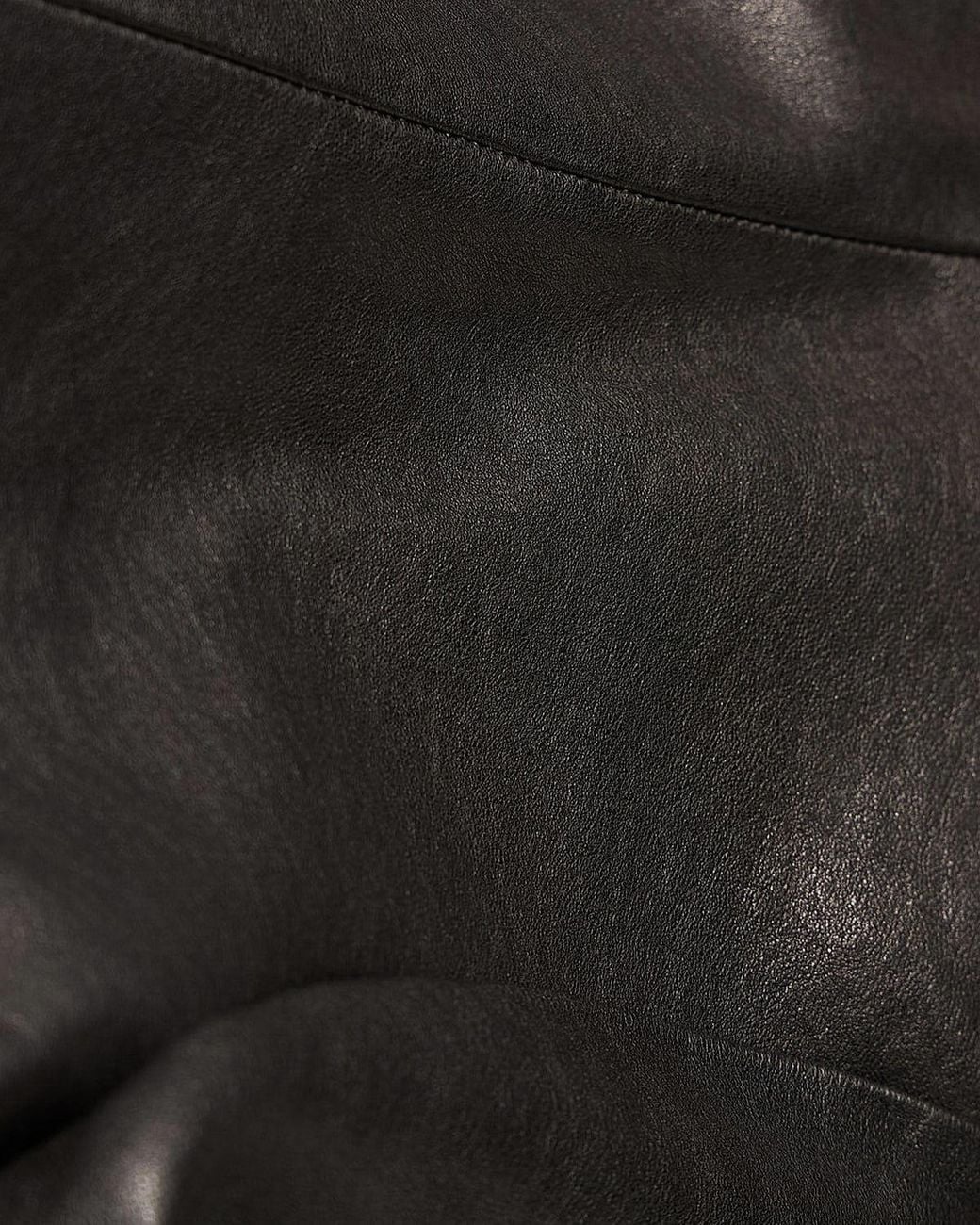 Moose Knuckles Black Cardin Fur Leather Jacket