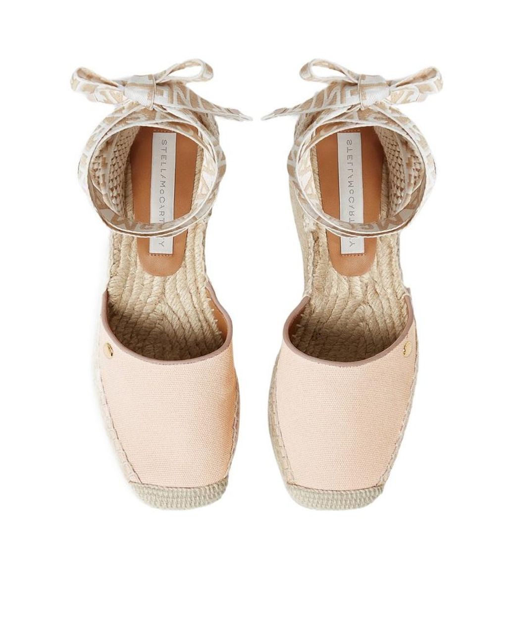 Stella McCartney Natural Gaia Platform Espadrilles