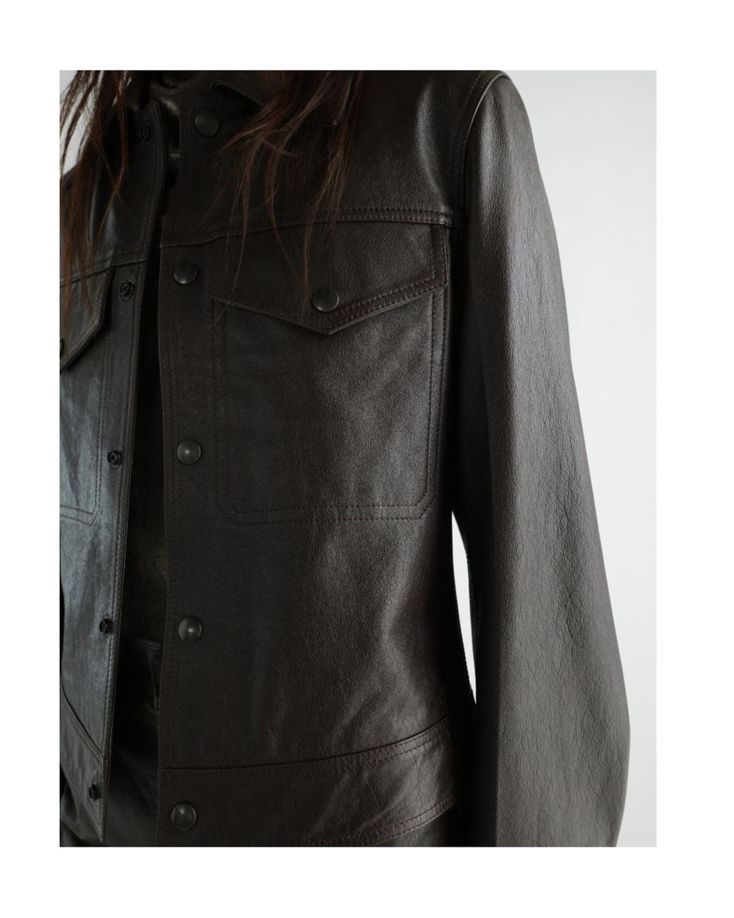 Lemaire Black Trucker Jacket