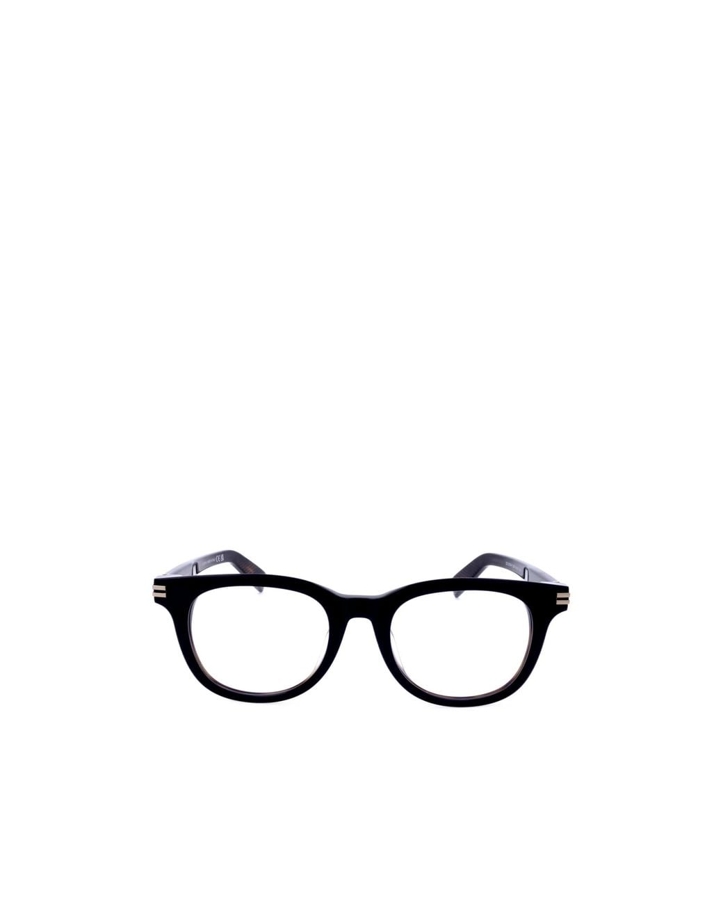 Zegna White Erz Round Frame Glasses for men
