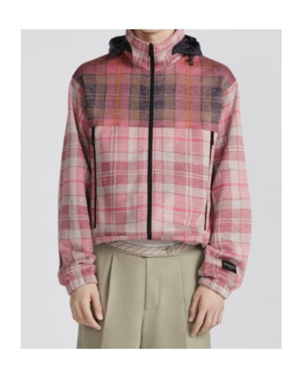 Dior Red Homme Hooded Puffer Jacket for men