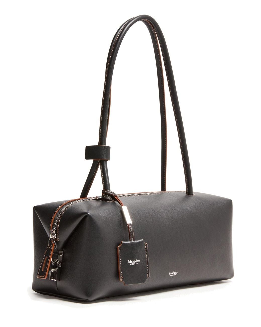 Max Mara Black Logo Shoulder Bag