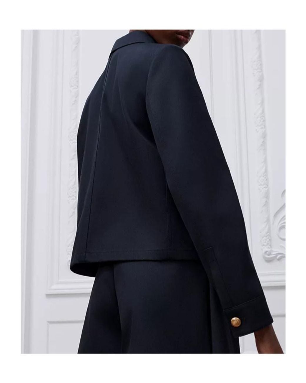 Dior Blue Médaillon Cropped Jacket